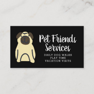Your Business   Pet Services Business Card