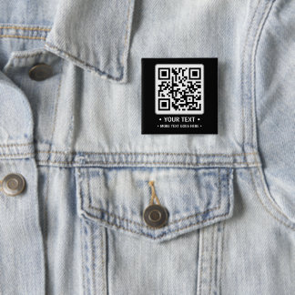 Your Business QR Code 15 Cm Square Badge