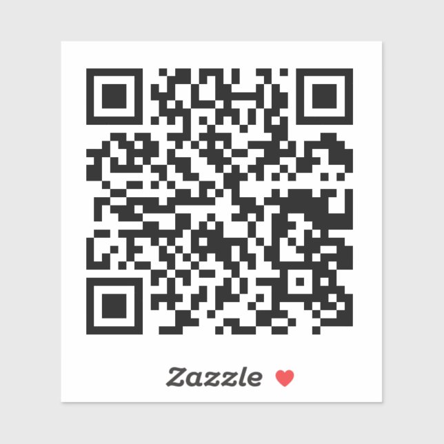 Your Business QR Code Sticker (Sheet)