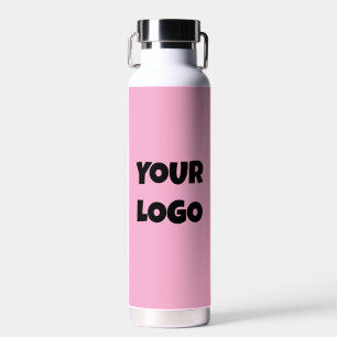 YOUR BUSNESS LOGO PINK WATER BOTTLE