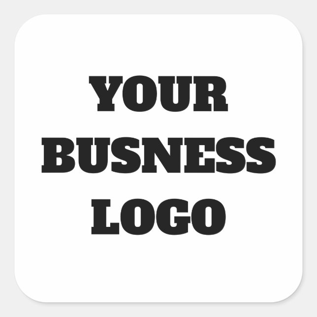 YOUR BUSNESS LOGO PROMOTIONAL STICKERS (Front)