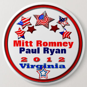Your Candidates Virginia 6 Cm Round Badge