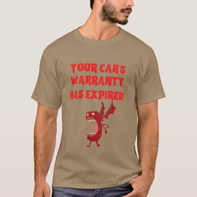 Your Car Warranty retro gift boy T-Shirt (Front)