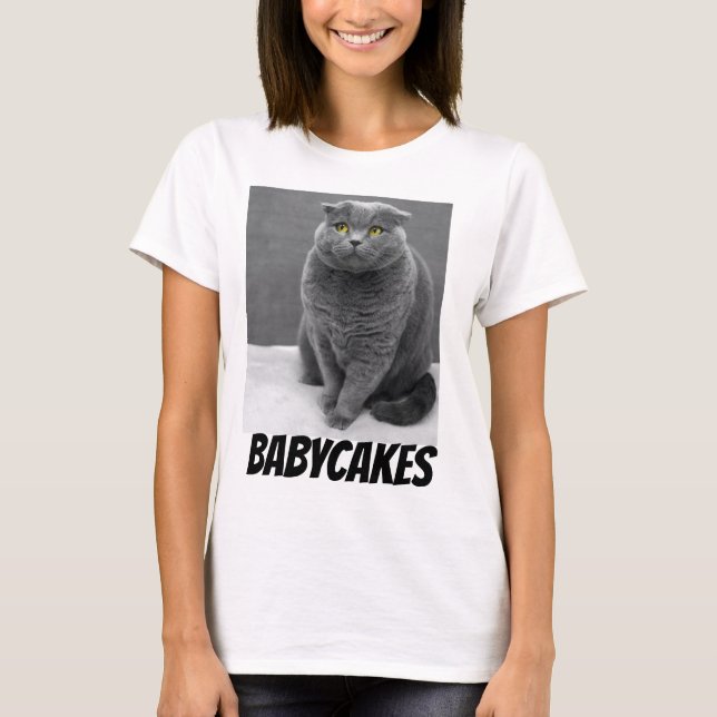 YOUR CAT PHOTO CUSTOM T-SHIRTS T-SHIRT (Front)