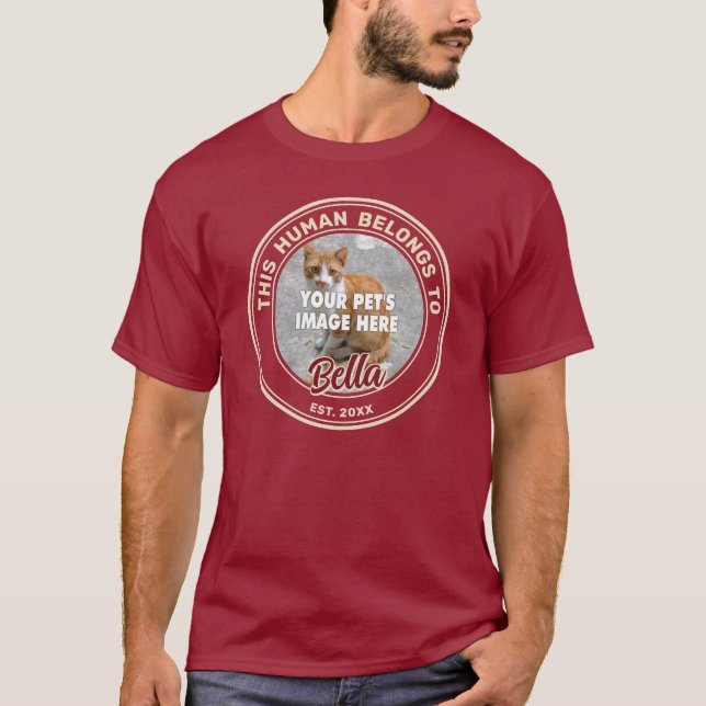 Your Cat Photo T-Shirt (Front)