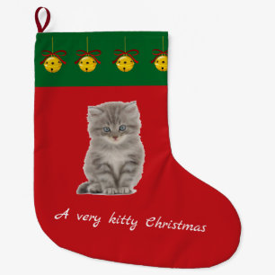 Your cat's personalised Christmas stocking