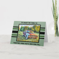 Your Chassis Dragging - Birthday Card