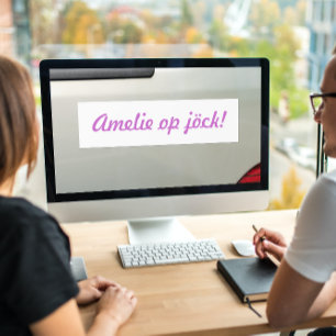 "Your child" op jöck! Bumper Sticker