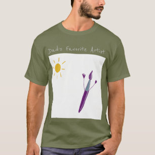 Your Child’s Artwork For Dad On A T-Shirt