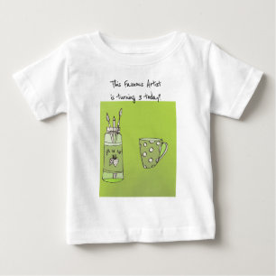 Your Child’s Artwork On A Baby Birthday T-Shirt 