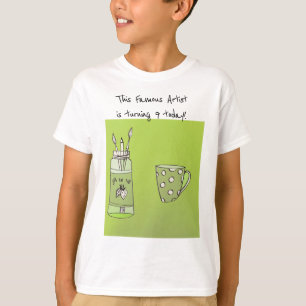Your Child’s Artwork On A Boy’s  Birthday T-Shirt 