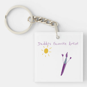Your Child’s Artwork On A Keychain