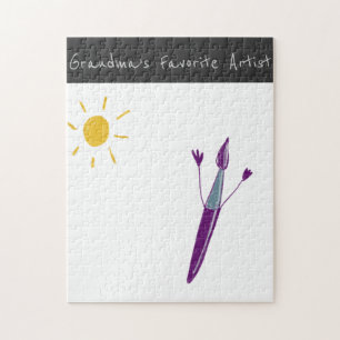 Your Child’s Artwork On A Puzzle