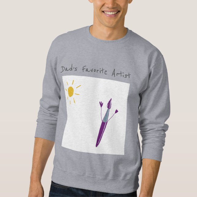 Your Child’s Artwork On A Sweatshirt (Front)