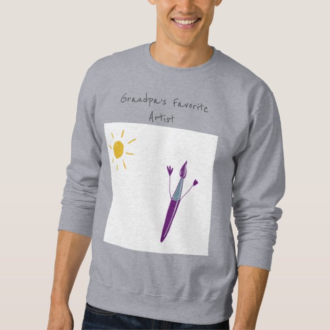 Your Child’s Artwork On A Sweatshirt (Front)