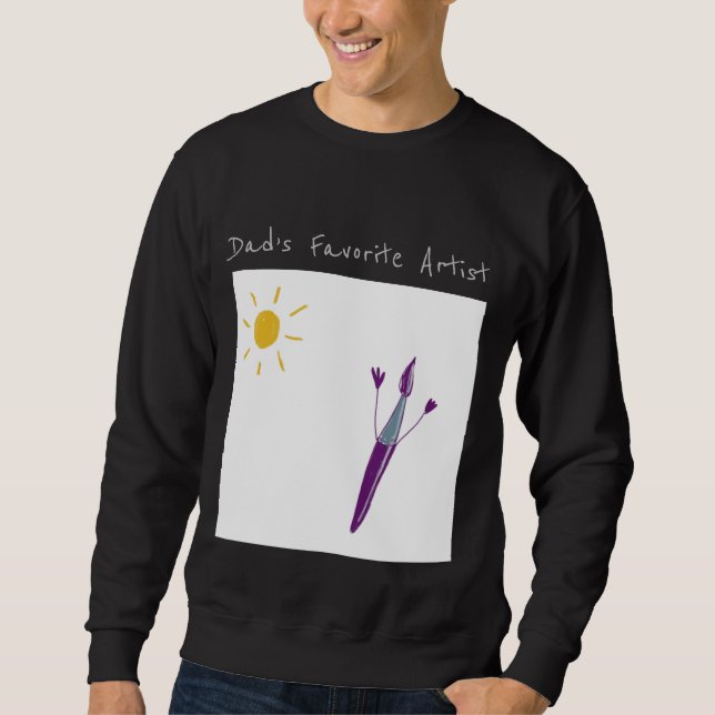 Your Child’s Artwork On A Sweatshirt (Front)