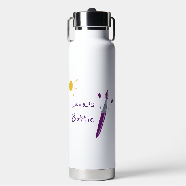 Your Child’s Artwork  Water Bottle (Front)