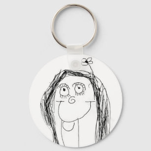Your Child's Drawing - Mother's Day Gift Key Ring