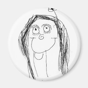 Your Child's Drawing - Mother's Day Gift Magnet