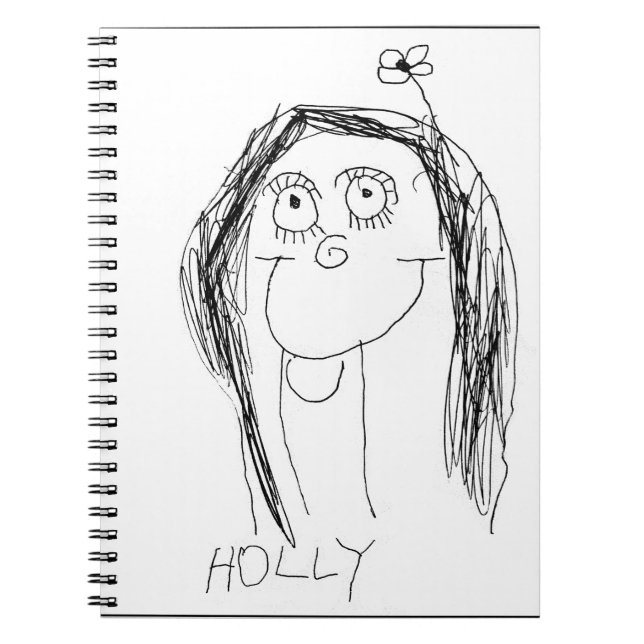 Your Child's Drawing - Mother's Day Gift Spiral Notebook (Front)
