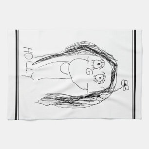 Your Child's Drawing - Mother's Day Gift Tea Towel