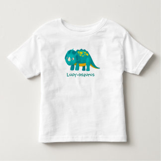 Your Child's Name Dinosaur Design Toddler T-shirt