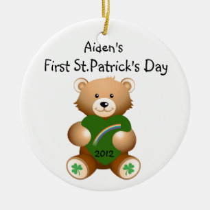 Your Child's Name First St.Patrick's Day Ornament