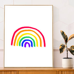 Your Child's Own Artwork Upload Kids Drawing Poster
