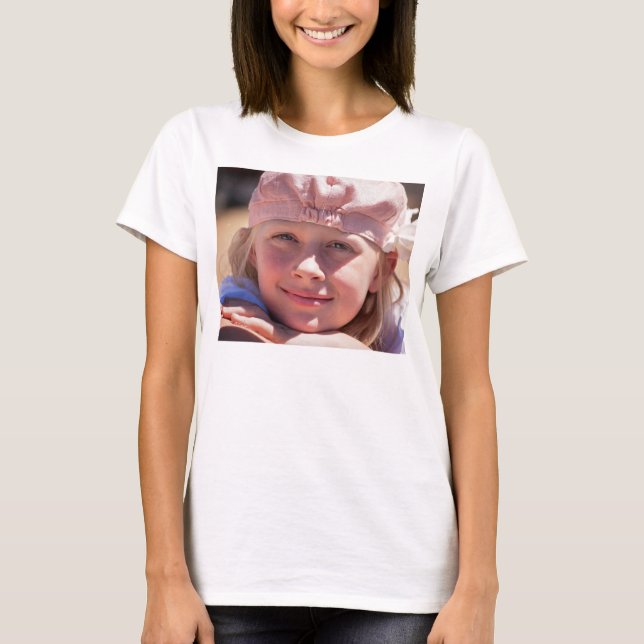 YOUR CHILD'S PHOTO custom T-Shirt (Front)