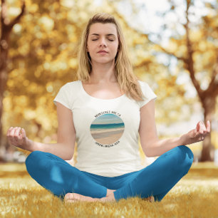 Your Circle Photo Modern All Caps Text T-Shirt