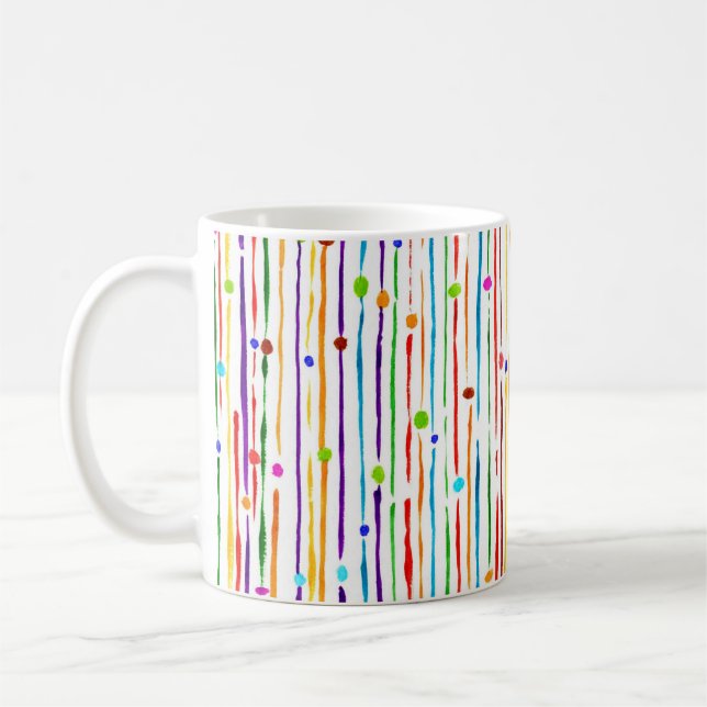 Your coffee or tea will fall in line! mug (Left)