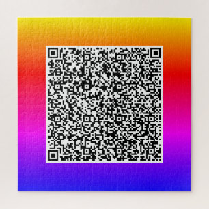 Your Colour QR Code Scan Info Funny Puzzle Example