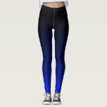 Your Colour with Black Ombre Fade Gradient Leggings<br><div class="desc">Designs by Umua. Printed and shipped by Zazzle or their affiliates.</div>