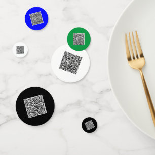 Your Colourful QR Code Confetti - Custom Colours