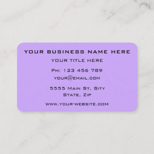 Your Colours Branded Logo Business Cards Example