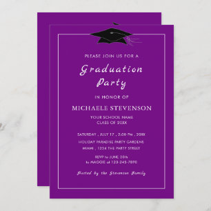 Your Colours Graduation Invitation - Choose Font