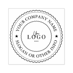 Your Company Business Logo Custom Rubber Stamp
