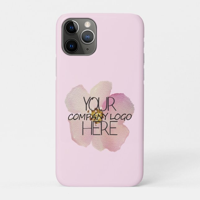 Your Company Business on Pink Vertical  Case-Mate iPhone Case (Back)