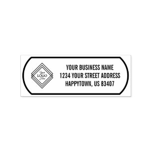 Your Company Logo Address  Rubber Stamp