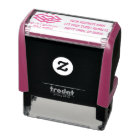 Your Company Logo Address Self-inking Stamp