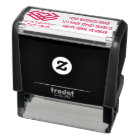 Your Company Logo Address Self-inking Stamp