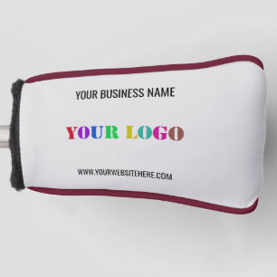 Your Company Logo and Custom Text Golf Head Cover