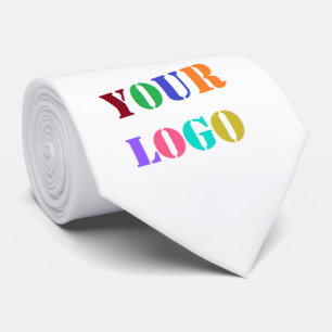 Your Company Logo Branded Business Tie Template