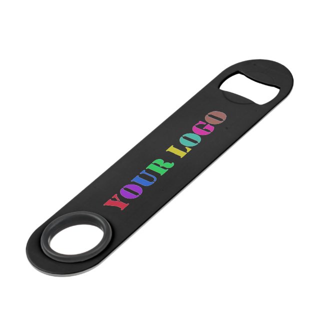 Your Company Logo Business Bar Key Choose Colours (Back Angled)