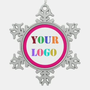 Your Company Logo Business Christmas Ornament