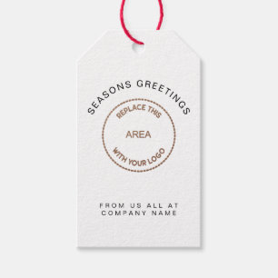 Your Company Logo Business Name Corporate Gift Tags