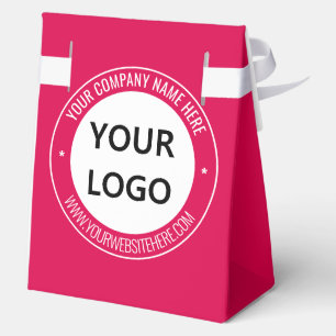 Your Company Logo Custom Text and Colours Favour B Favour Box