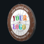 Your Company Logo Custom Text Business Dartboard<br><div class="desc">Custom Colours and Fonts - Design Your Own Personalised Dartboards with Your Company Logo and Name Website or Custom Text Promotional Business Personalised Dart Board - Add Your Logo / Image or QR Code - Photo / and Text / Information / More - Resize and move elements with Customisation tool....</div>