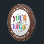 Your Company Logo Custom Text Business Dartboard<br><div class="desc">Custom Colours and Fonts - Design Your Own Personalised Dartboards with Your Company Logo and Name Website or Custom Text Promotional Business Personalised Dart Board - Add Your Logo / Image or QR Code - Photo / and Text / Information / More - Resize and move elements with Customisation tool....</div>