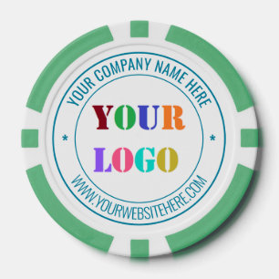 Your Company Logo Custom Text Business Poker Chips